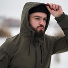 Чоловіча демісезонна Куртка Intruder SoftShell з капюшоном хакі розмір M - зображення 2