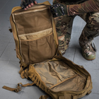 Рюкзак Cordura 800D 44х25х28 см / Вологозахищений Ранець з системою Molle койот - зображення 5
