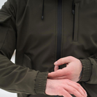 Мужская демисезонная Куртка Intruder SoftShell с капюшоном хаки размер S - изображение 8