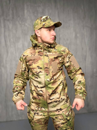 Тактична Куртка вітро-вологозахисна Softshell весна, військова куртка весна/осінь Мультикам 52 - зображення 1