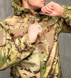 Тактична Куртка вітро-вологозахисна Softshell весна, військова куртка весна/осінь Мультикам 52 - изображение 3