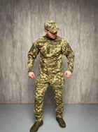 Тактичний польовий костюм вітро-вологозахисний літо, Тактична форма літня ріп-стоп Піксель ММ-14 49 - изображение 1