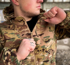 Тактична флісова куртка, куртка флісова для військових фліска Мультикам 2XL - изображение 2