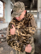 Тактична флісова куртка, куртка флісова для військових фліска Піксель S - изображение 4