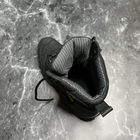 Демисезонные мужские Берцы с патриотическим дизайном и мембраной / Крепкие Ботинки черные размер 45 - изображение 4