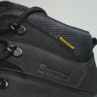 Демисезонные мужские Ботинки Single Sword с мембраной / Нубуковые водонепроницаемые Берцы черные размер 42 - изображение 7