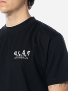 Koszulka męska Olaf M140109-BLACK M Czarna (8720104760519) - obraz 3
