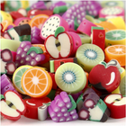 Zestaw do tworzenia biżuterii Creativ Company Koraliki w kształcie owoców (5707167000496) - obraz 2