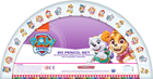 Zestaw kolorowych ołówków Euromic Paw Patrol z gumką 20 szt (5701359809676) - obraz 1