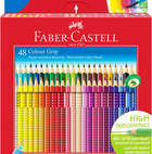 Zestaw kolorowych ołówków Faber Castell Color Grip 48 szt (4005401124498) - obraz 1