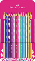 Zestaw kolorowych ołówków Faber Castell Sparkle Normal 12 szt (4005402017379) - obraz 1
