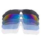Тактические очки Oakley TY-0089 с 5 парами сменных линз + чехол Black (3_03937) - изображение 6