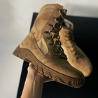 Утепленные Берцы из натуральной кожи / Зимние ботинки с подкладкой Airtex в цвете койот размер 42 - изображение 6