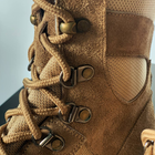 Утепленные Берцы из натуральной кожи / Зимние ботинки с подкладкой Airtex в цвете койот размер 42 - изображение 7