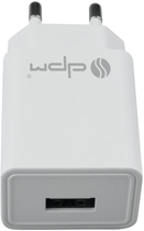 Ładowarka sieciowa DPM 1 x USB biała (5906881212639) - obraz 3