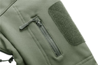 Куртка / ветровка тактическая софтшелл Softshell olive Размер XXL - изображение 4
