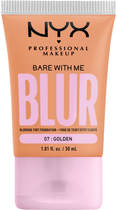 Тональна основа-тінт для обличчя NYX Professional Makeup Bare With Me Blur 07 Golden 30 мл (0800897234331) - зображення 1