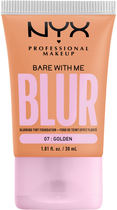 Тональна основа-тінт для обличчя NYX Professional Makeup Bare With Me Blur 07 Golden 30 мл (0800897234331)