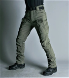 Штани, штани тактичні, утеплені SoftShell IX7 olive Розмір L - зображення 8