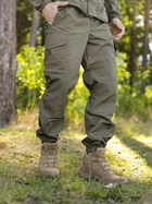 Тактичний літній чоловічий костюм горка Ріп-Стоп куртка та штани Olive 54 - зображення 9