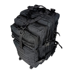 Рюкзак тактический MOLLE 45 литров Чёрный - изображение 3