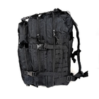 Рюкзак тактический MOLLE 45 литров Чёрный - изображение 6