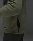 Кофта флисовая мужская Unbreak с карманами и капюшоном Олива XXXL - изображение 5