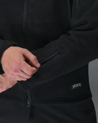 Кофта флисовая мужская Unbreak с карманами и капюшоном Черная L - изображение 9