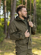 Тактичний літній чоловічий костюм горка Ріп-Стоп куртка та штани Olive 56 - зображення 4