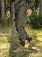 Тактичний літній чоловічий костюм горка Ріп-Стоп куртка та штани Olive 56 - зображення 6