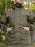 Тактичний літній чоловічий костюм горка Ріп-Стоп куртка та штани Olive 56 - зображення 8
