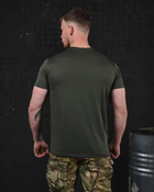 Тактическая мужская потоотводящая футболка L олива (85654) - изображение 3