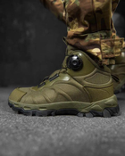 Тактические мужские ботинки на автозавязке весна/лето 40р олива (50275) - изображение 1