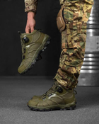 Тактические мужские ботинки на автозавязке весна/лето 40р олива (50275) - изображение 3