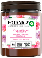 Świeca zapachowa Air Wick Botanica Vela Rose & Geranium 205 g (8410104895860) - obraz 1