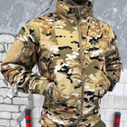 Чоловіча Демісезонна Куртка на легкому флісі SOFT SHELL мультикам розмір 2XL - зображення 2