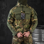 Мужская флисовая Куртка "MTK combo" с вставками Softshell мультикам размер XL - изображение 1