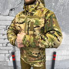 Чоловіча зимова куртка з підкладкою OMNI-HEAT / Бушлат "MTK" таслан мультикам розмір L - зображення 3
