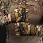 Захисні рукавиці із синтетичної шкіри / Рукавички "M-PACT" з вставками TrekDry мультикам розмір XL - зображення 4