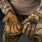 Защитные перчатки из синтетической кожи / Перчатки "M-PACT" с вставками TrekDry мультикам размер XL - изображение 5