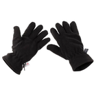 Зимові флісові рукавиці з підкладкою Thinsulate чорні розмір L - зображення 1