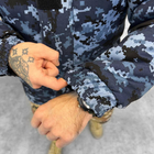 Мужской бушлат на флисе "Urban Camouflage" / Зимняя куртка с силиконовым утеплителем пиксель размер M - изображение 6
