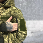 Чоловіча зимова куртка "Logos-Tac" з хутром шиншили / Теплий верхній одяг Rip-Stop піксель розмір S - зображення 7