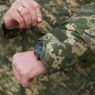 Мужская зимняя куртка до -20 С с синтепоновым утеплителем / Влагозащищенный мембранный Бушлат пиксель размер M - изображение 5