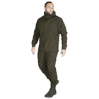 Чоловічий костюм Подовжена Куртка + Штани на флісі / Демісезонний Комплект SoftShell 2.0 олива розмір M - зображення 2