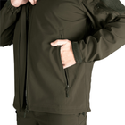 Чоловічий костюм Подовжена Куртка + Штани на флісі / Демісезонний Комплект SoftShell 2.0 олива розмір M - зображення 7