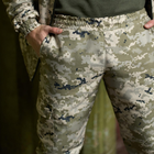 Чоловічі брюки на флісі / Утеплені штани "Terra Hot" саржа світлий піксель розмір XL - зображення 6
