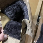 Зимние кожаные Берцы с меховой подкладкой койот размер 39 - изображение 3