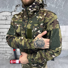 Демісезонна чоловіча Куртка Softshell на флісі з Капюшоном та Липучками під шеврони мультикам розмір 3XL - зображення 3