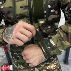 Демісезонна чоловіча Куртка Softshell на флісі з Капюшоном та Липучками під шеврони мультикам розмір 3XL - зображення 5